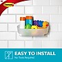 Command Shower Caddy, Clear 1 Caddy, 4 Mounting Bases, 4 Large Strips/Pack (BATH11-ES)~#|#~3D68DDF3-3BCA-4B5B-9A8D7F85B7D13CFE_sc7