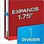 Pendaflex Pressboard Classification Folder, 1-Dividers, 1 3/4" Expansion, Letter Size, Dark Red, 10/Box (23731P)~#|#~3D792A65-A406-4BFE-BFE3423012F91127_sc7