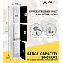 AdirOffice 72'' 3-Tier Black Storage Locker, 4/Pack (629-203-BLK-4PK)~#|#~3D89E507-99BC-40F2-B309436BE84D8311_sc7