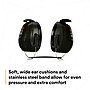 3M PELTOR Optime 101 Earmuffs, Black/Green, 10/Carton (H7B)~#|#~3D8A1A3E-530D-42AE-B1F8C0C23E4148C5_sc7
