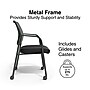 Staples Essentials Mesh/Fabric Guest Chair, Black (UN61297-CC)~#|#~3DA1DCA1-7225-47EF-A7512C82F6D36FBA_sc7