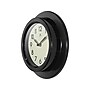Infinity Instruments Retro Escape Wall Clock, Plastic/Glass, 9.75"Dia. (20305BK-4543)~#|#~3DB17C6E-936A-4312-80446117B28AA4FC_sc7