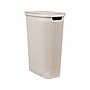 Mind Reader 10.57-Gallon Hamper with Lid, Plastic, Ivory (40FABHAMP-IVO)~#|#~3DB2A3AD-ED57-4809-8783F3C5AD0E8DB2_sc7