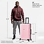 InUSA Vasty 28" Hardside Suitcase, 4-Wheeled Spinner, TSA Checkpoint Friendly, Pink (IUVAS00L-PNK)~#|#~3DBD2D4A-0B37-44F6-B9FC97127B9B9389_sc7