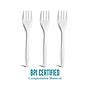 Perk™ Eco Compostable PLA Fork, Medium-Weight, White, 300/Pack (PK56201)~#|#~3DC598C0-ED0A-49C7-98BD723CDF7ECE9D_sc7