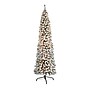 Nearly Natural 7' Flocked Pencil Artificial Christmas Tree with 400 Clear Lights and 574 Bendable Branches (T1907)~#|#~3DEE36B9-3B90-4826-8237EDA51FC2A099_sc7