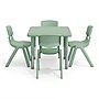 Flash Furniture Emmy Square Activity Table Set, 24" x 24", Height Adjustable, Sage (YCX232SQRTBSGEE)~#|#~3DEF0D85-EF15-4038-94DE5B11199545DA_sc7