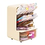 Mind Reader 8-Compartment Plastic Desk Organizer, White (MINI-WHT)~#|#~3DF96152-4B83-4247-ABA7676BE34EC340_sc7