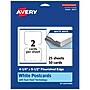 Avery Integrated Cards, 4.25" x 5.5", Matte White, 50/Pack (95277)~#|#~3E03B4CD-4672-4229-85B4D390E13E26AB_sc7