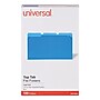 Universal File Folder, 3 Tab, Legal Size, Blue, 100/Box (UNV10521)~#|#~3E20AADA-661E-4655-808CB37D60736893_sc7
