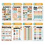 Hadley Designs 17" x 11" Retro Boho Preschool Educational Posters For Toddlers, Laminated, 16/Set (HDDX004ACFGE5)~#|#~3E335F90-96D9-4623-941F05D1C3AD87DC_sc7