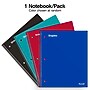 STAPLES Accel Durable Notebook, 8.5” x 11”, Graph Ruled, Cover Color Varies~#|#~3E35B9E4-CA35-4EEE-8E741578E5E26438_sc7