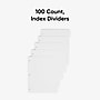 Smead Blank Dividers, 5-Tab, White, 20/Box (89415)~#|#~s0374585_sc7