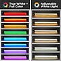 PureOptics LED Push Wire Under Cabinet Lighting Add-On Bar, Adjustable White and RGB, (1) 12" Bar (LEDUC12-CCTPW-B)~#|#~3E3EEE83-18E1-44A0-989D9530770C9797_sc7