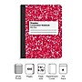 Staples® Composition Notebooks, 7.5" x 9.75", Wide Ruled, 100 Sheets, Assorted Colors, 4/Pack (ST58368)~#|#~3E474956-9526-48DD-AC16FE0A9300F062_sc7