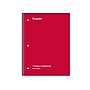 Staples® 1-Subject Subject Notebooks, 8" x 10.5", Wide Ruled, 75 Sheets, Assorted Colors (54895B/27615)~#|#~3E4D02FE-3175-4998-921B3458684F255B_sc7