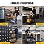 Fellowes 2-Shelf Metal Mobile Mail Cart with Dual Wheel Front Casters, Chrome (40912)~#|#~3E4E1D38-D338-4C4F-B96BAF8A7CD7A8EE_sc7