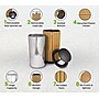 Alpine Industries Steel Outdoor Trash Can with Rain Bonnet Lid, 32 Gallon, Cedar (ALP4400-01-CD-RB)~#|#~3E4FEBBF-71D9-4C3C-83AAF51BC2284253_sc7