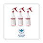 Boardwalk 32 oz. Spray Bottle with Trigger, Clear/Red, 3/Pack (BWK03010)~#|#~3E53501E-27AC-44B1-A96F133B2517F18C_sc7