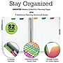 Global Printed Products Deluxe Spring Floral 8.5" x 11" Academic Planner, Plastic Cover, Multicolored (NAD-UNDTP-30)~#|#~3E6C0B0B-8028-41E7-AEE9513A4476C676_sc7
