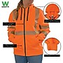 Ergodyne GloWear 8305W High Visibility Women’s Hooded Zip-Up Sweatshirt, ANSI Class R3, Orange, X-Large (22905)~#|#~3E7342A0-28E0-4E1E-AAAAF957926ECDED_sc7