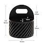 Mind Reader 4-Compartment Rotating Metal Desk Organizer, Black (MOSBASK-BLK)~#|#~3E7E74FF-A707-4519-88AA5DAC6E89B060_sc7
