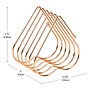 Mind Reader 5-Compartment Metal File Organizer, Rose Gold (HEARTFILE-RSGLD)~#|#~3E9E6B94-20A5-4D1E-AE4883E98A4B66A9_sc7