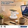 Uncaged Ergonomics USB-C Wireless 6 ft. Retractable Power Strip with 15W Wireless Charger, 4-Outlet, White (WRPS-2-White)~#|#~3E9FF576-BDF9-4E02-9B5C063DBABE3DB9_sc7