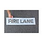 Accuform Parking Lot Stencil, FIRE LANE, 4" Letters, Plastic (FMS242)~#|#~3EBDFD8A-2AB5-409D-A8C8C381109E1BF1_sc7