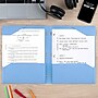 Five Star Stay Put  3-Hole Punched 2 Pocket Plastic Folder, Sky Blue (333420C-ECM26)~#|#~3EC7C42E-6892-4FA6-B37D9131F102FCF2_sc7