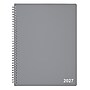 2027 Staples 8" x 11" Weekly & Monthly Appointment Book, Plastic Cover, Gray (ST63595-27)~#|#~3ED353C5-B1E2-4545-95895321A2F4E795_sc7
