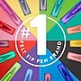 Paper Mate Flair DUAL Felt Pen, Twin Tip Point, Assorted Ink, 8/Pack (2181604)~#|#~3EE4A56B-F231-4DAD-AA9C529C694D80AA_sc7