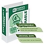 Samsill Earth's Choice Plant-Based Durable 4" View Binders, D-Ring, Made in USA, White (SAM16997)~#|#~3EEC836F-CED5-421E-A63794221B2678A2_sc7