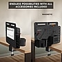 Mount-It! 360° Rotating Pegboard and Document Organizer with Accessories for Desks, Black (MI-7301BLK) ~#|#~3EEDACB4-6ABB-43D8-B1D14EFB0435E872_sc7