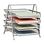 Mind Reader Metal Mesh Front Loading Letter Tray, Letter/Legal Size, Silver (4TPAPER-SIL)~#|#~3EF43AD5-E118-43A0-AD34862CDA2C814B_sc7