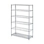 Alera 6-Shelf Commercial Wire Shelving Kit, 72" x 48" x 18", Silver (ALESW664818SR)~#|#~3EFC4207-5706-452A-AECAE9E6AC20CAA3_sc7