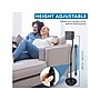 Mount-It! Height-Adjustable Speaker Floor Stand, Black, 2/Pack (MI-1232)~#|#~3EFF33D0-39F4-47C8-A01D1EA96B09D2C1_sc7