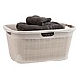 Mind Reader 10-Gallon Laundry Basket, Plastic, Ivory (40FABASK-IVO)~#|#~3F278F7D-0010-41BD-B34E09C942B754E7_sc7