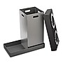Alpine Industries Plastic 2-Compartment Indoor Trash Can and Recycling Bin, 28 Gallon, Gray (ALP471-02-BLK)~#|#~3F5C23CC-9EE9-40C0-B8B66C00BB4F3C51_sc7