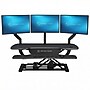 VersaDesk PowerPro 40"W Electric Adjustable Standing Desk Converter, Black (SP7644024-00-01)~#|#~3F7601A9-B0A2-4271-A18E450A3034D775_sc7