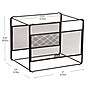 Mind Reader Metal Hanging File Organizer, Black (BOXFILE-BLK)~#|#~3F8038EA-6C3F-41EE-9A5C9E5C15081E19_sc7