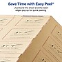 Avery Print-to-the-Edge Laser/Inkjet Square Labels, 2" x 2", Kraft Brown, 300 Labels/Pack (22846)~#|#~3F830F48-8ADE-4383-95617F76A6775A20_sc7