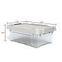 Staples 12 Qt. Latch Lid Storage Bin, Clear (TR58304)~#|#~3FAB8DF3-1A00-46B6-BC10289F25D58FFA_sc7