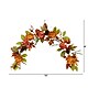 Nearly Natural 6 ft. Ranunculus, Hydrangea and Berries Garland, Orange (W1230)~#|#~3FB8FFF4-D717-4FE6-9F45713EED4CC7C2_sc7