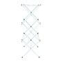 Household Essentials Steel Folding Clothes Drying Rack, White (HE1166)~#|#~3FB9774B-909B-4932-BBAD8978F059C0E4_sc7