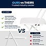 Flash Furniture HERCULES Plastic Folding Chair, Premium White, 24/Pack (24LEL3WHITE)~#|#~3FBA5019-CA32-423B-A36C0CB5FB5A9C38_sc7