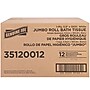 Genuine Joe Jumbo Roll Toilet Paper, 1-ply, White, 1200 ft./Roll, 12 Rolls/Carton (GJO35120012)~#|#~3FBABA96-4FFE-4C36-AE267FA2176361AF_sc7