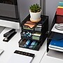 Mind Reader 3-Drawer Desktop Storage Organizer, Black (MINMESH3-BLK)~#|#~3FC526C1-714E-4988-90B9075F5E1448E4_sc7
