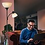 Newhouse Lighting William Double Mother-Son 71" Torchiere Floor Lamp, Black (NHFL-WI-BK)~#|#~3FDA106C-D326-4A96-92A3A07E0D306A92_sc7