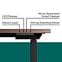 Workplace 2.0 55” Electric Standing Desk, Espresso/Gray Steel, Adjustable Height Sit-Stand Desk with Micro-Movement~#|#~3FDA1ADD-C995-4256-88545559AAE8A3D1_sc7
